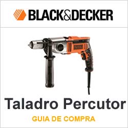 BLACK & DECKER KR911K-QS Taladro percutor con cable de 2 velocidades  mecánicas 910W en maletín