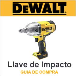 mejores llaves de impacto de la marca Dewalt