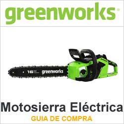 Mejores motosierras electricas de la marca greenworks