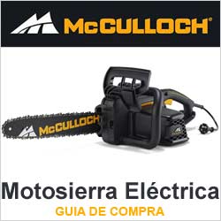Mejores motosierras electricas de la marca McCulloch