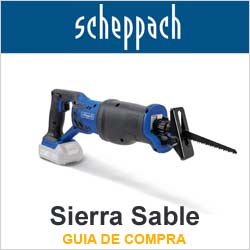 Mejores sierras de sable de la marca Scheppach